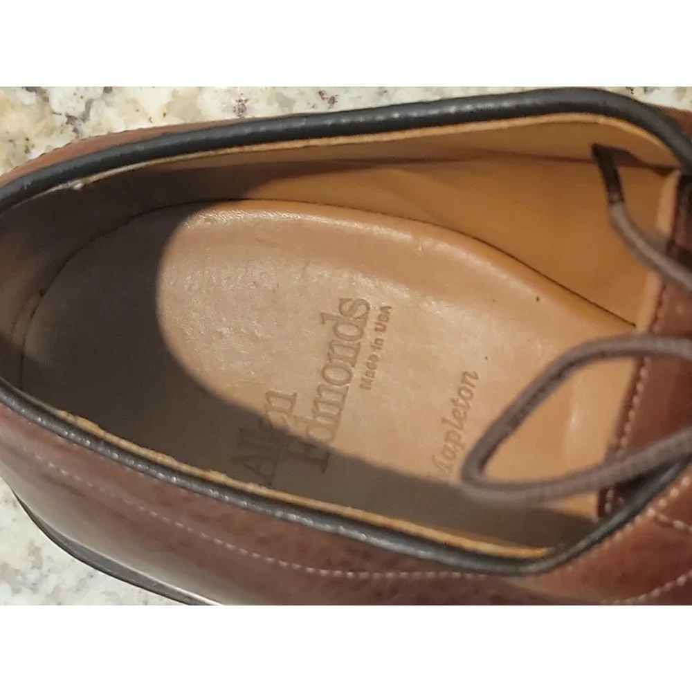 Allen Edmonds Brown Leather Mapleton Shoes size 11.5D